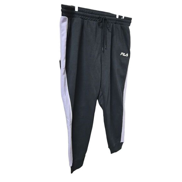 FILA PLUS SZE Purple & Black Two Piece Front Cropped Jogger Set 3X - Picture 6 of 16